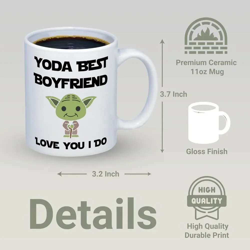 Yoda Best Boyfriend Coffee Mug - New in Box